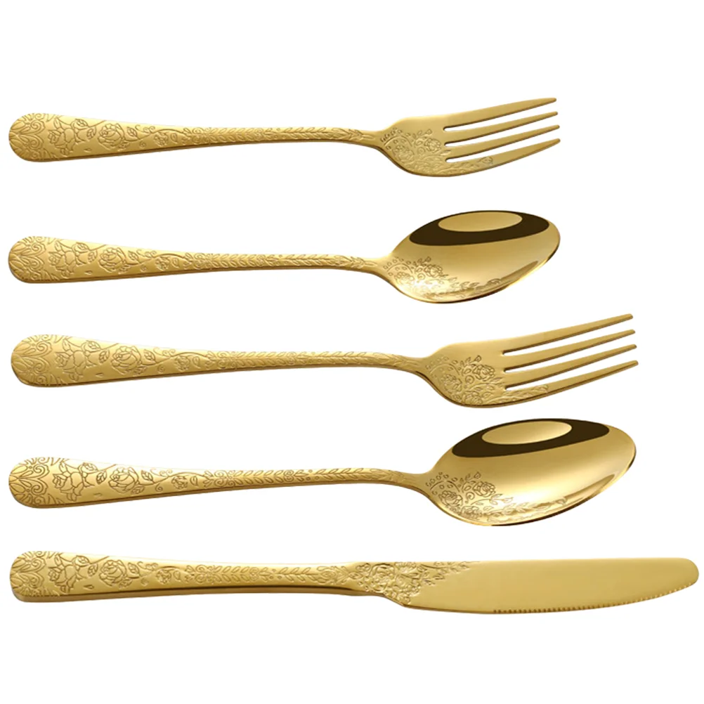 1 Set Smooth Delicate Reusable Portable Cutlery Western Stainless Cutlery for Home Banquet Restaurant Party
1 Set Smooth Delicate Reusable Portable Cutlery Western Stainless Cutlery for Home Banquet Restaurant Party