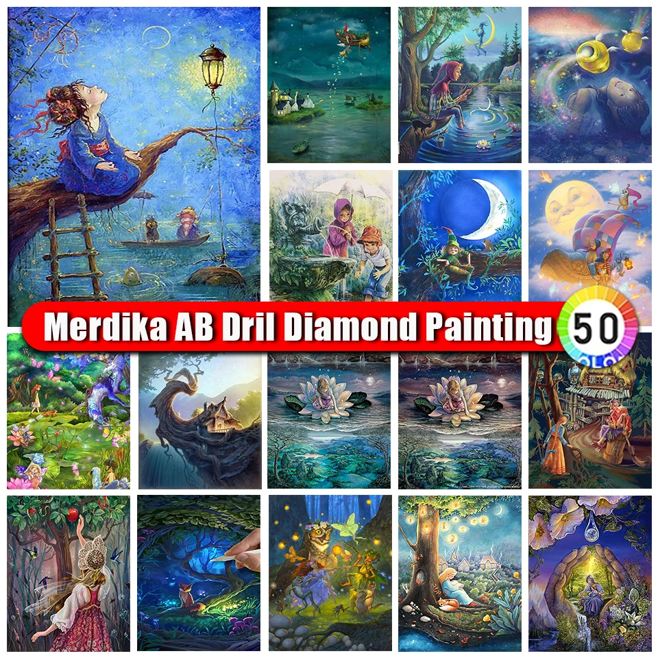 Merdika Zipper Bag Full Square Round AB Diamond Mosaic Cartoon 5D Diamond Painting Girl Diy Cross Stitch Kits Home Art Pictures 
Merdika Zipper Bag Full Square Round AB Diamond Mosaic Cartoon 5D Diamond Painting Girl Diy Cross Stitch Kits Home Art Pictures