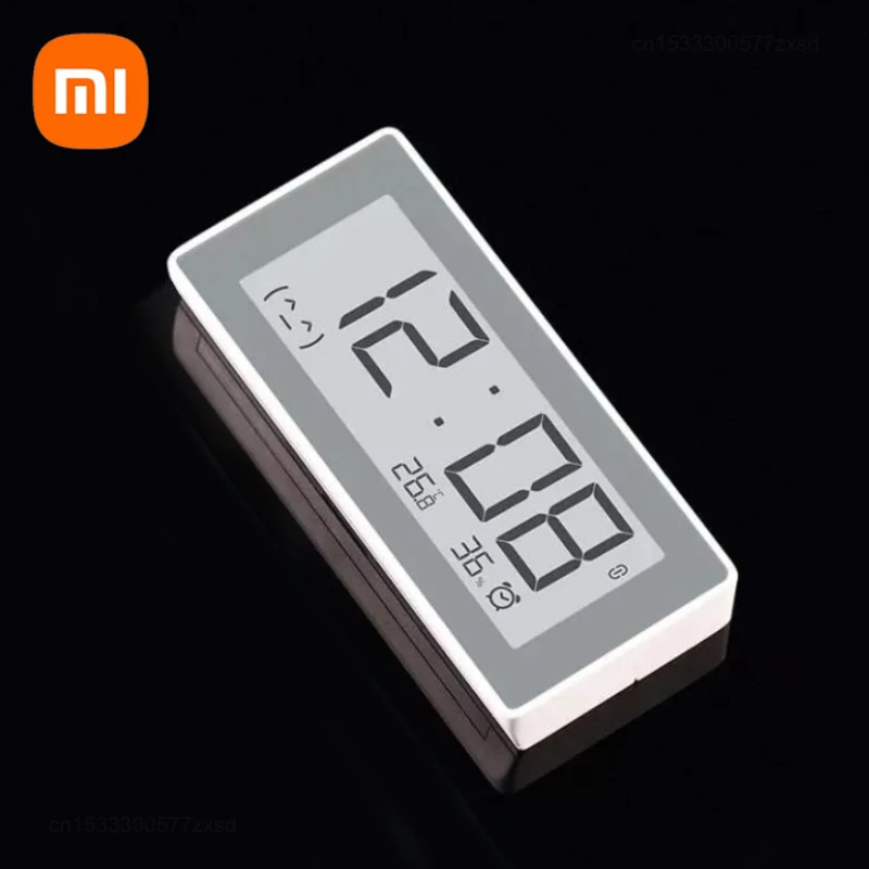 

New Xiaomi MiaoMiaoCe Thermometer Temperature Humidity Sensor Smart E-Link INK LCD Screen BT4.0 Digital Clock Moisture Meter