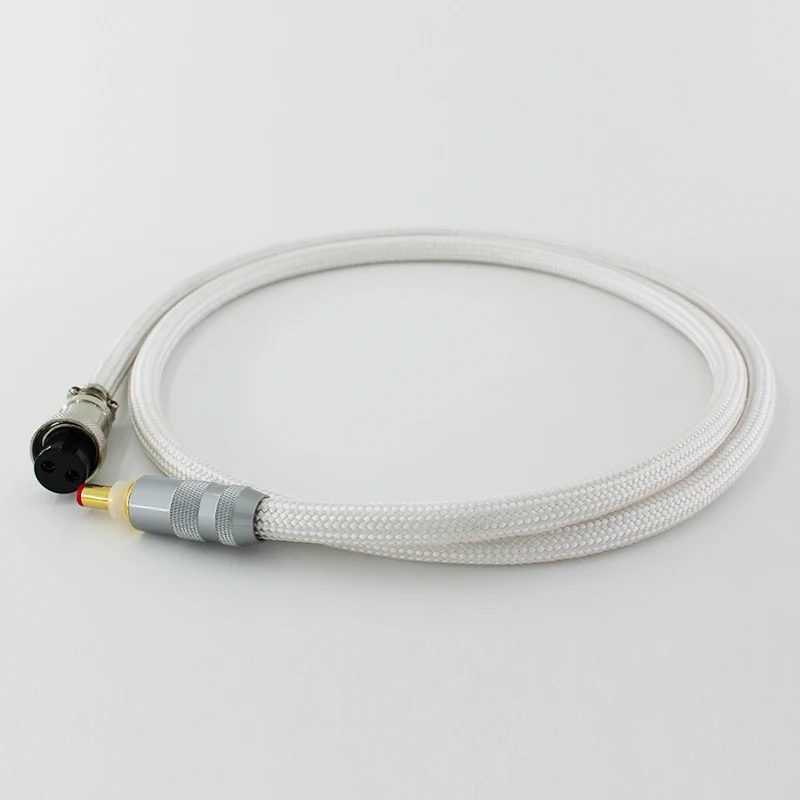 1.2M HIFI 4N 9999 Sterling silver-Oyaid DC Power supply cable GX16-2 to 5.5*2.1/2.5mm
1.2M HIFI 4N 9999 Sterling silver-Oyaid DC Power supply cable GX16-2 to 5.5*2.1/2.5mm