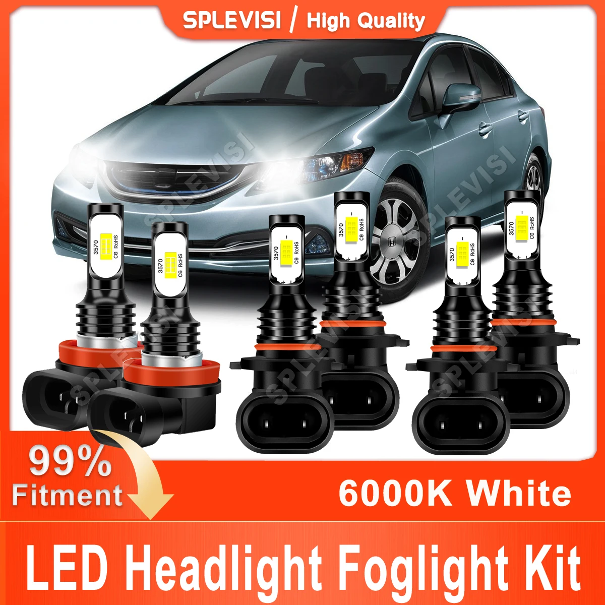 Car Led Headlight 9005 9006 High Low Beam Foglight H11 White For Honda Civic 2006 2007 2008 2009 2010 2011 2012 2013 2014 2015
Car Led Headlight 9005 9006 High Low Beam Foglight H11 White For Honda Civic 2006 2007 2008 2009 2010 2011 2012 2013 2014 2015