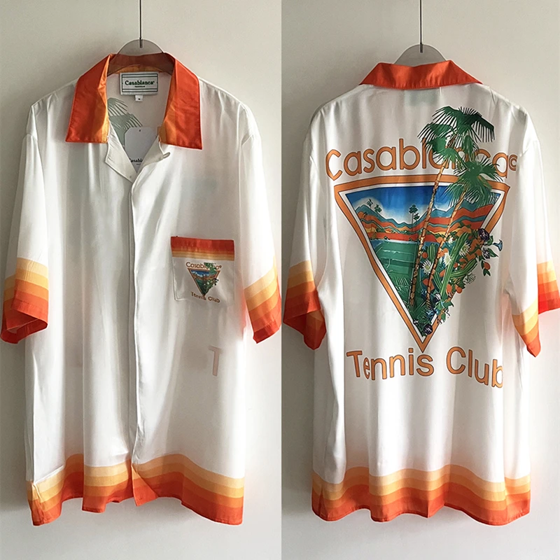2023ss Rural Field Printed Silk Casablanca Shirt Men Women Hawaii Beach Shirts Clothing y2k
2023ss Rural Field Printed Silk Casablanca Shirt Men Women Hawaii Beach Shirts Clothing y2k