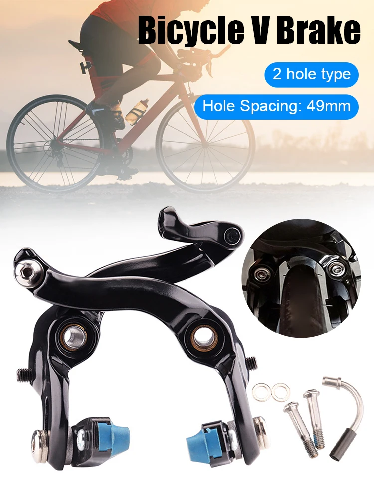 V Brake Caliper Mountain Road Bike Aluminum Alloy 2 Hole Hidden V Brake Replacement Adjustable Spring Bicycle Accessories Parts
V Brake Caliper Mountain Road Bike Aluminum Alloy 2 Hole Hidden V Brake Replacement Adjustable Spring Bicycle Accessories Parts
