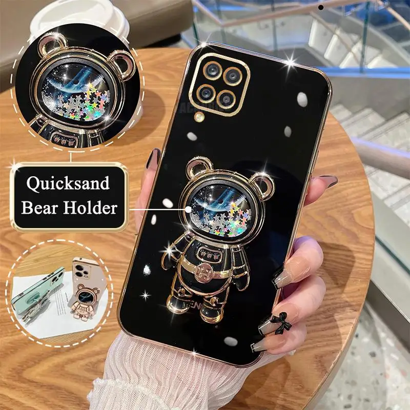 A 12 22 Glitter Quicksand Holder Plating Case For Samsung Galaxy A12 A22 M53 M33 M32 4g 5g A51 A71 A31 Silicone Stand Cover M 32
A 12 22 Glitter Quicksand Holder Plating Case For Samsung Galaxy A12 A22 M53 M33 M32 4g 5g A51 A71 A31 Silicone Stand Cover M 32