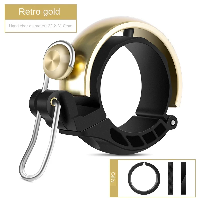 WEST BIKING Vintage Bicycle Bell Mini Ultralight Copper Safety Warning Cycling Bell Handlebar Horn Aluminum Alloy MTB Bike Bell
WEST BIKING Vintage Bicycle Bell Mini Ultralight Copper Safety Warning Cycling Bell Handlebar Horn Aluminum Alloy MTB Bike Bell