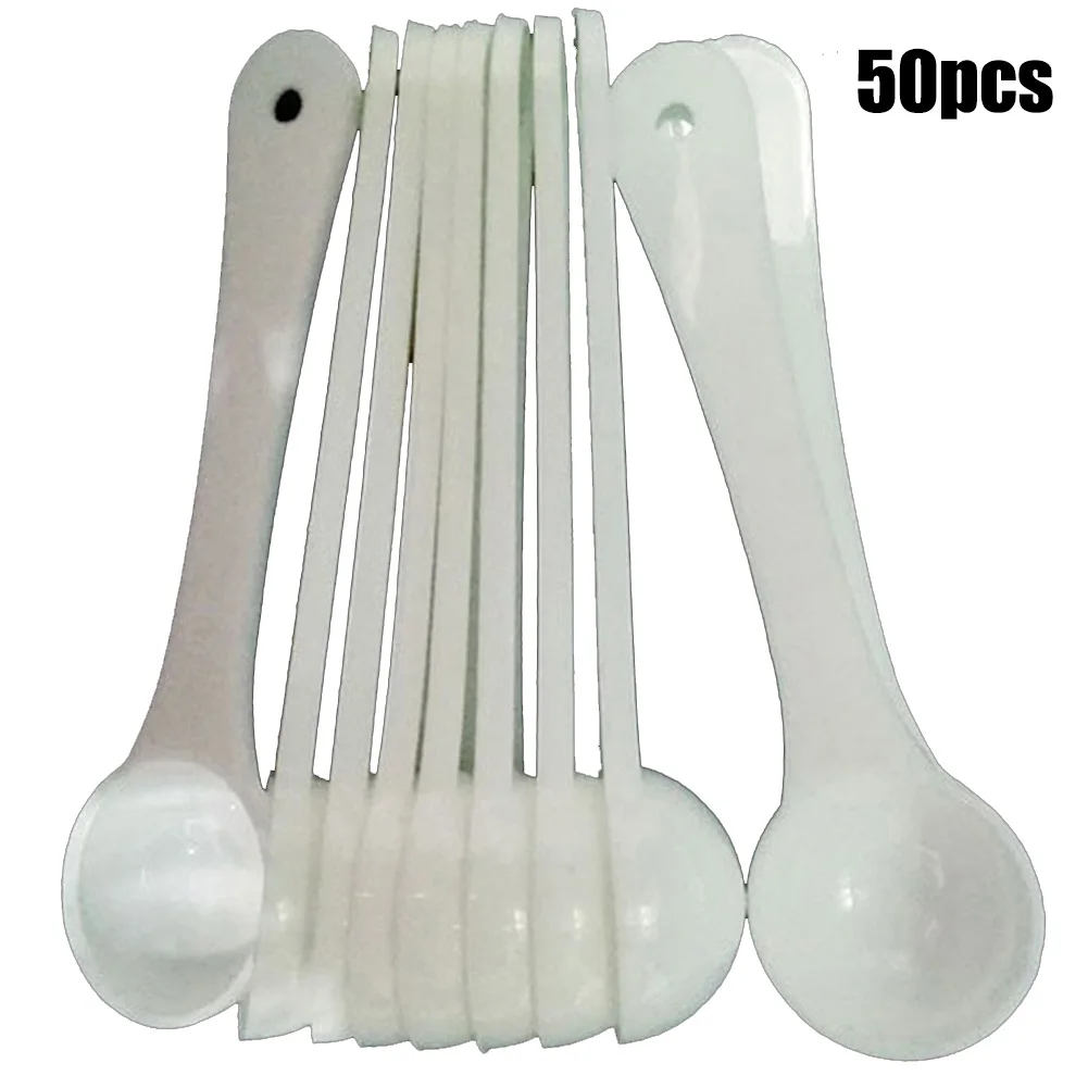 50 Pcs Plastic Measuring Spoon Gram Scoop Food Baking Medicine Powder Kitchen Gadgets And Accessories Multifunction Spoons 1g
50 Pcs Plastic Measuring Spoon Gram Scoop Food Baking Medicine Powder Kitchen Gadgets And Accessories Multifunction Spoons 1g