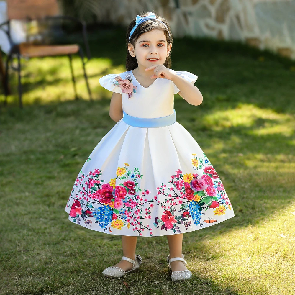 Infant V-neck Christening Baby Girls Dresses Kids Clothes Wedding Babies Baptism Flower Bow Princess Tutu Dress Party Gown 2022
Infant V-neck Christening Baby Girls Dresses Kids Clothes Wedding Babies Baptism Flower Bow Princess Tutu Dress Party Gown 2022