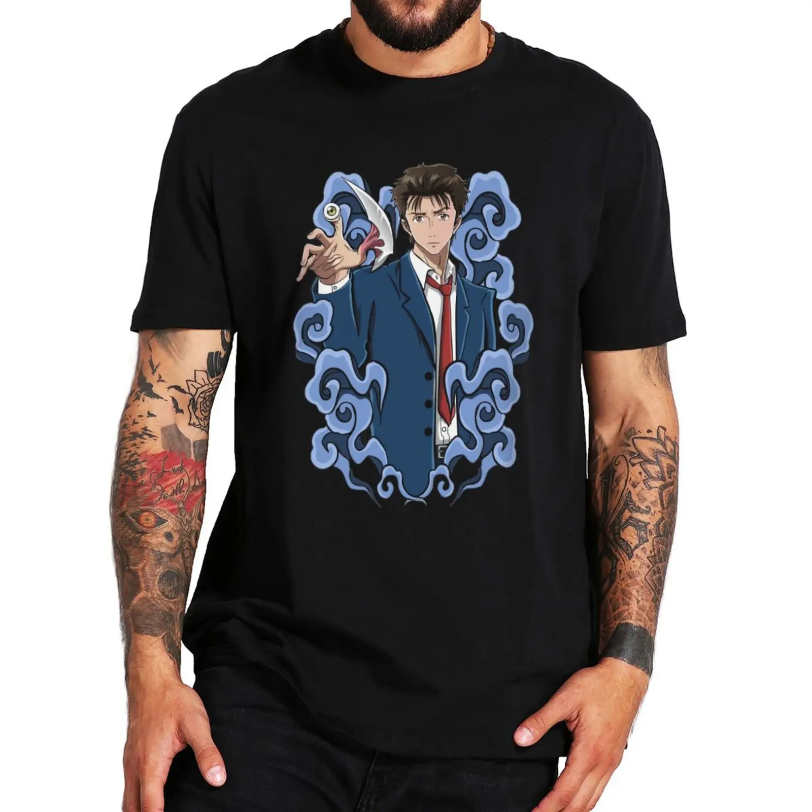 Parasyte The Maxim Shinichi Classic T-Shirt Anime Horror Manga Fans Tee Summer 100% Cotton EU Size Casual Basic T Shirt
Parasyte The Maxim Shinichi Classic T-Shirt Anime Horror Manga Fans Tee Summer 100% Cotton EU Size Casual Basic T Shirt