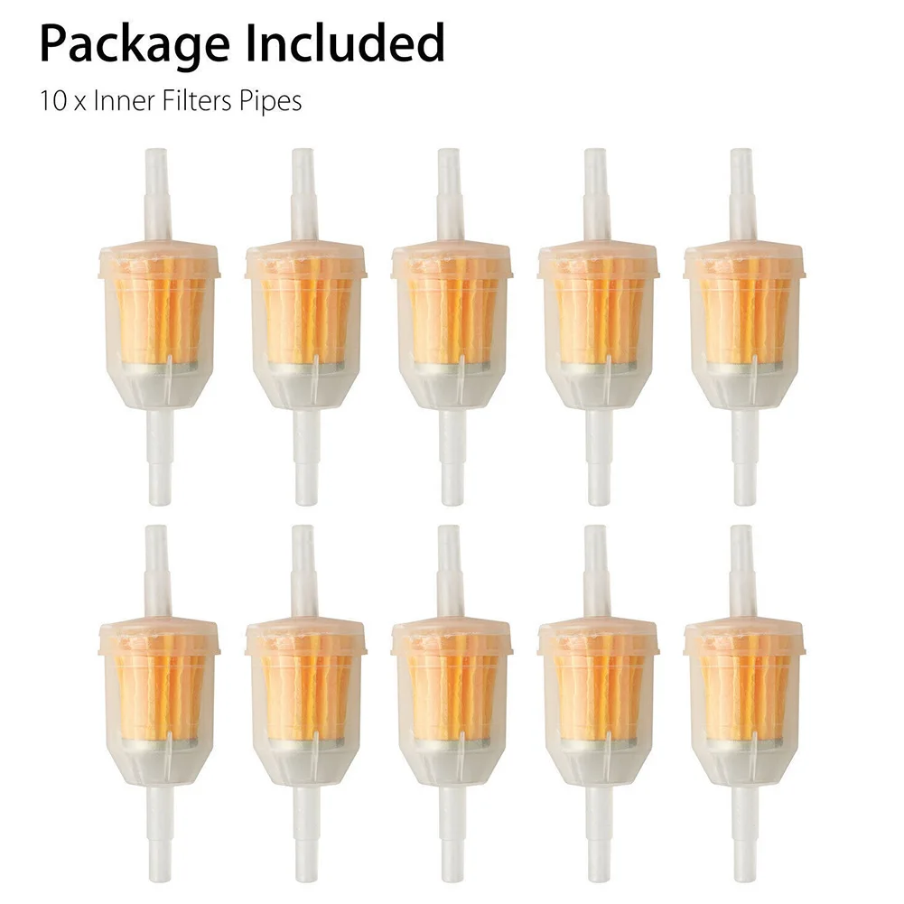10Pcs 1/4\\\" 6mm/8mm Inline Fuel Filter For Small Engine Lawn Garden Mower Garden Replacement Machinery Accessories
10Pcs 1/4\\\" 6mm/8mm Inline Fuel Filter For Small Engine Lawn Garden Mower Garden Replacement Machinery Accessories