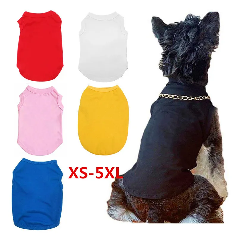 Pet Dog Clothes Summer Solid Color Cotton Dog Vest , Chihuahua Pomeranian Small and Medium-sized Dogs Pet Clothing Wholesale
Pet Dog Clothes Summer Solid Color Cotton Dog Vest , Chihuahua Pomeranian Small and Medium-sized Dogs Pet Clothing Wholesale