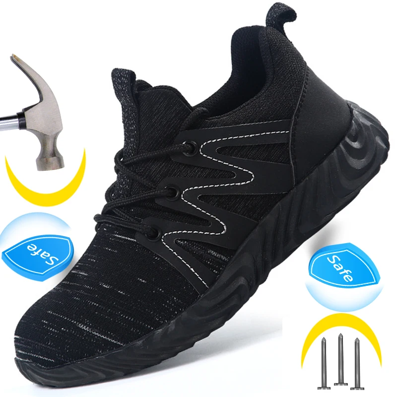 Men Safety Shoes Boots Puncture Proof Work Shoes Male Steel Toe Anti-smashing Lightweight Breathable Sneakers Men's Footwear
Men Safety Shoes Boots Puncture Proof Work Shoes Male Steel Toe Anti-smashing Lightweight Breathable Sneakers Men's Footwear