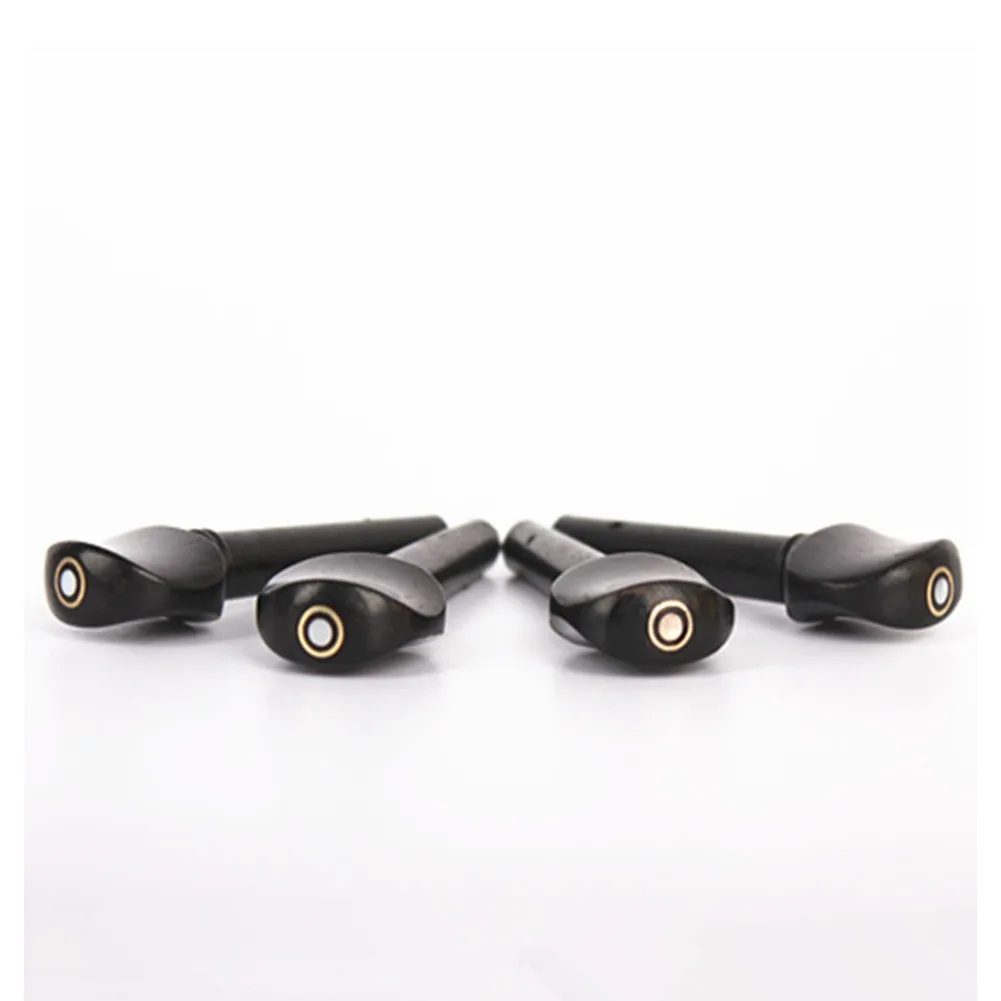 

Durable High Quality Violin Pegs 0.74 Oz 2/1 4/1 4/3 4/4 4pcs 8/1 Accessories Black Ebony Equipment Replace Peg