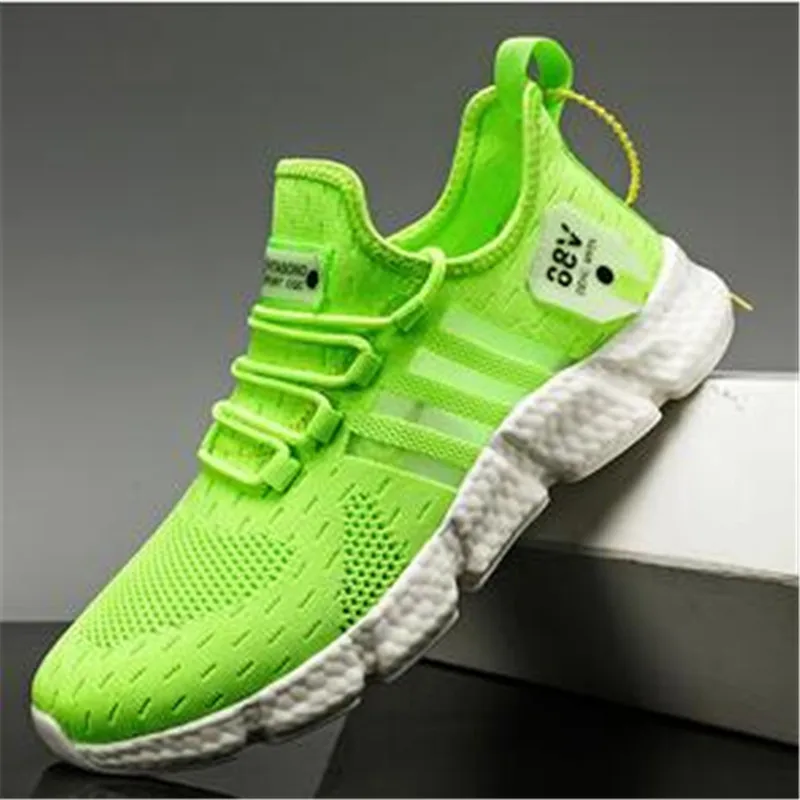 Men Vulcanize Shoes men's lightweight Breathable Sneakers Casual Mesh Fluorescent Green Comfortable Jogging Sport Shoes Zapatos
Men Vulcanize Shoes men's lightweight Breathable Sneakers Casual Mesh Fluorescent Green Comfortable Jogging Sport Shoes Zapatos