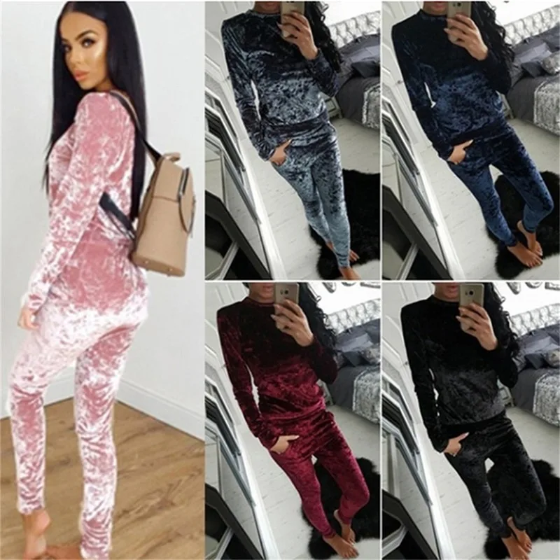 Autumn Women Warm Velvet 2 Two Piece Set Tracksuit Velor Smooth Soft Home Suit Women Fitness Set
Autumn Women Warm Velvet 2 Two Piece Set Tracksuit Velor Smooth Soft Home Suit Women Fitness Set