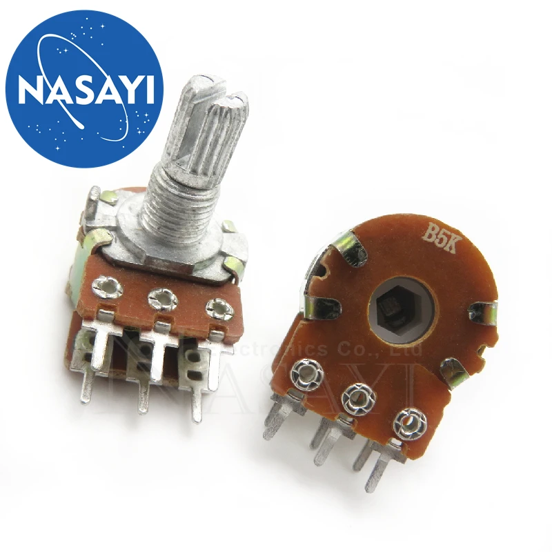 Двойной потенциометр WH148 B5K, длина хвостовика 6 футов, 15 мм
Двойной потенциометр WH148 B5K, длина хвостовика 6 футов, 15 мм