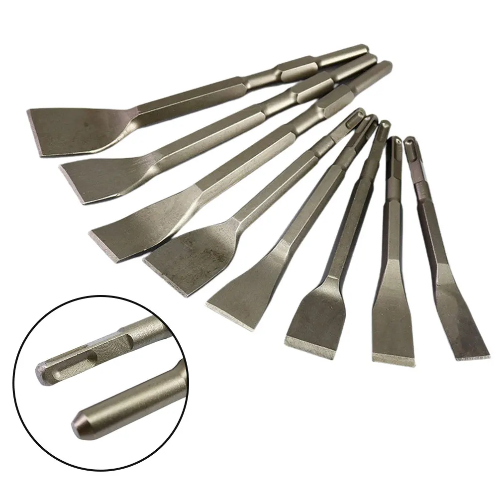 Chisel Bits Set Square/Hex Handle Shank For Electric Hammer 45# Carbon Steel 8 Different Types Drill Bits For Masonry Concrete
Chisel Bits Set Square/Hex Handle Shank For Electric Hammer 45# Carbon Steel 8 Different Types Drill Bits For Masonry Concrete