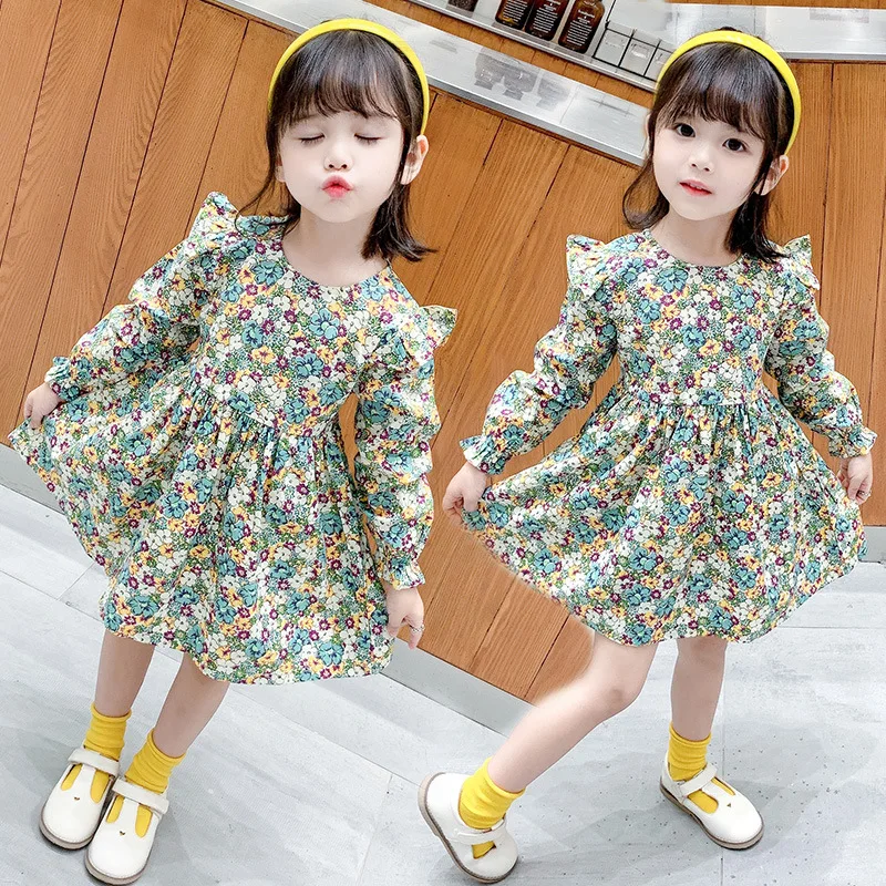 Children's Wholesale 2023 Spring and Autumn Cotton Skirt Rural Style Girls' Dress Leisure Long Sleeve Children's Dress
Children's Wholesale 2023 Spring and Autumn Cotton Skirt Rural Style Girls' Dress Leisure Long Sleeve Children's Dress
