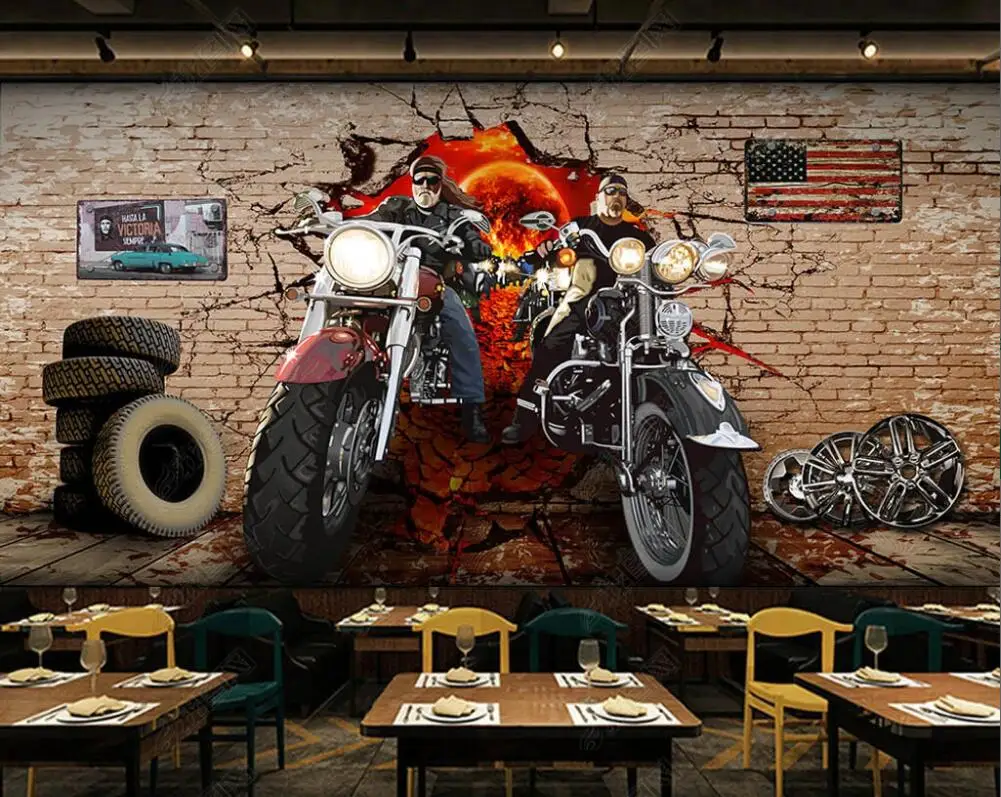 custom mural photo wallpaper 3d Retro motorcycle tire brick wall background picture home decor wallpapers for walls in rolls 3d
custom mural photo wallpaper 3d Retro motorcycle tire brick wall background picture home decor wallpapers for walls in rolls 3d