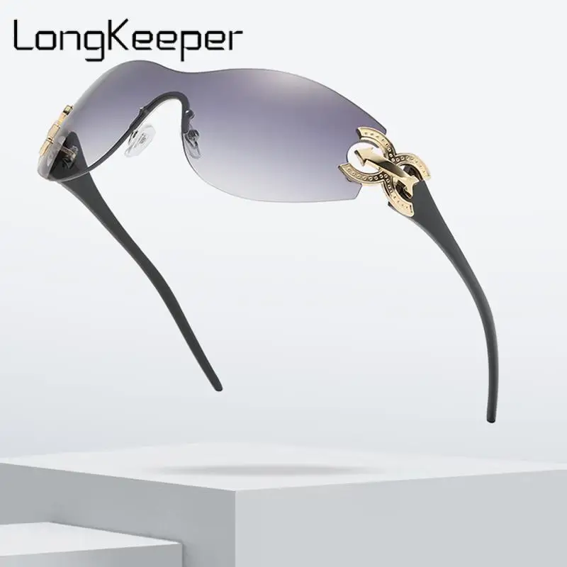 Long Keeper New In Sunglasses Women Brand Designer Luxury Y2K Sun Glasses Men One Piece Rimless Gradient Eyeglasses Uv400 Shades
Long Keeper New In Sunglasses Women Brand Designer Luxury Y2K Sun Glasses Men One Piece Rimless Gradient Eyeglasses Uv400 Shades