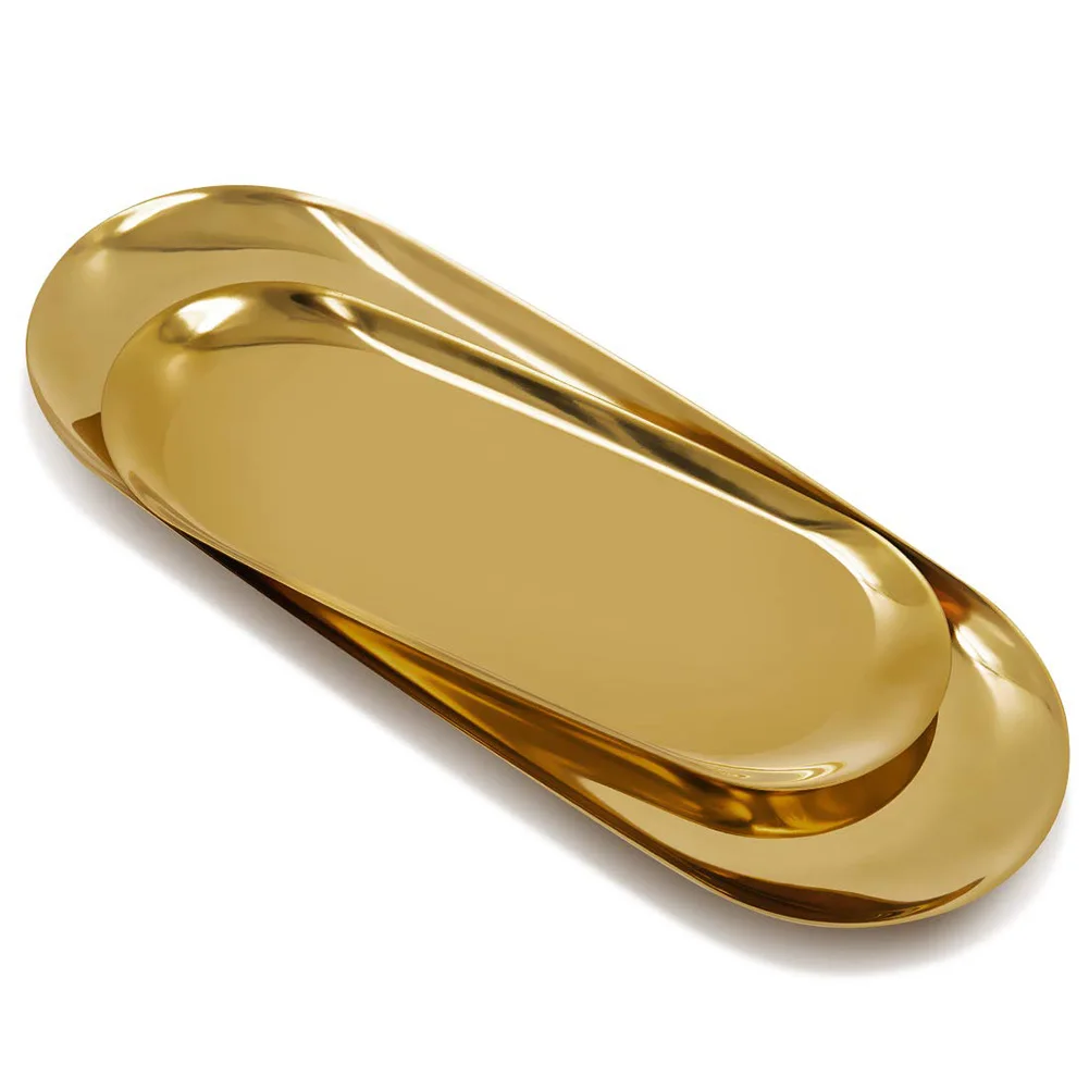 Stainless Steel Tray Storage Tray Jewelry Tray Gold Oval Multi Size Home Storage Organizing Tool Rust Proof Corrosion Resistant
Stainless Steel Tray Storage Tray Jewelry Tray Gold Oval Multi Size Home Storage Organizing Tool Rust Proof Corrosion Resistant