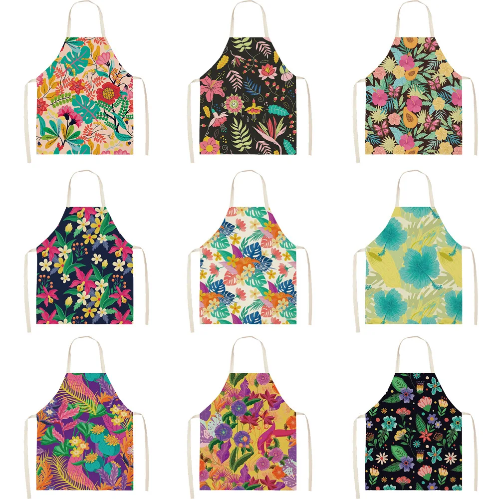 Creative Plant Priinting Women Kitchen Aprons Cooking oil-proof Cotton Linen Antifouling Chef Apron 55x68cm
Creative Plant Priinting Women Kitchen Aprons Cooking oil-proof Cotton Linen Antifouling Chef Apron 55x68cm