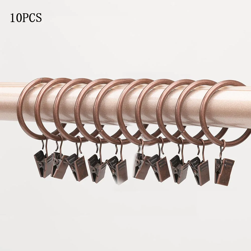 10pcs/set Curtain Hanging Ring Hanging Hooks For Curtain Rods Pole Voile Heavy Duty Ring Strong Iron Curtain Ring With Clip 32mm
10pcs/set Curtain Hanging Ring Hanging Hooks For Curtain Rods Pole Voile Heavy Duty Ring Strong Iron Curtain Ring With Clip 32mm