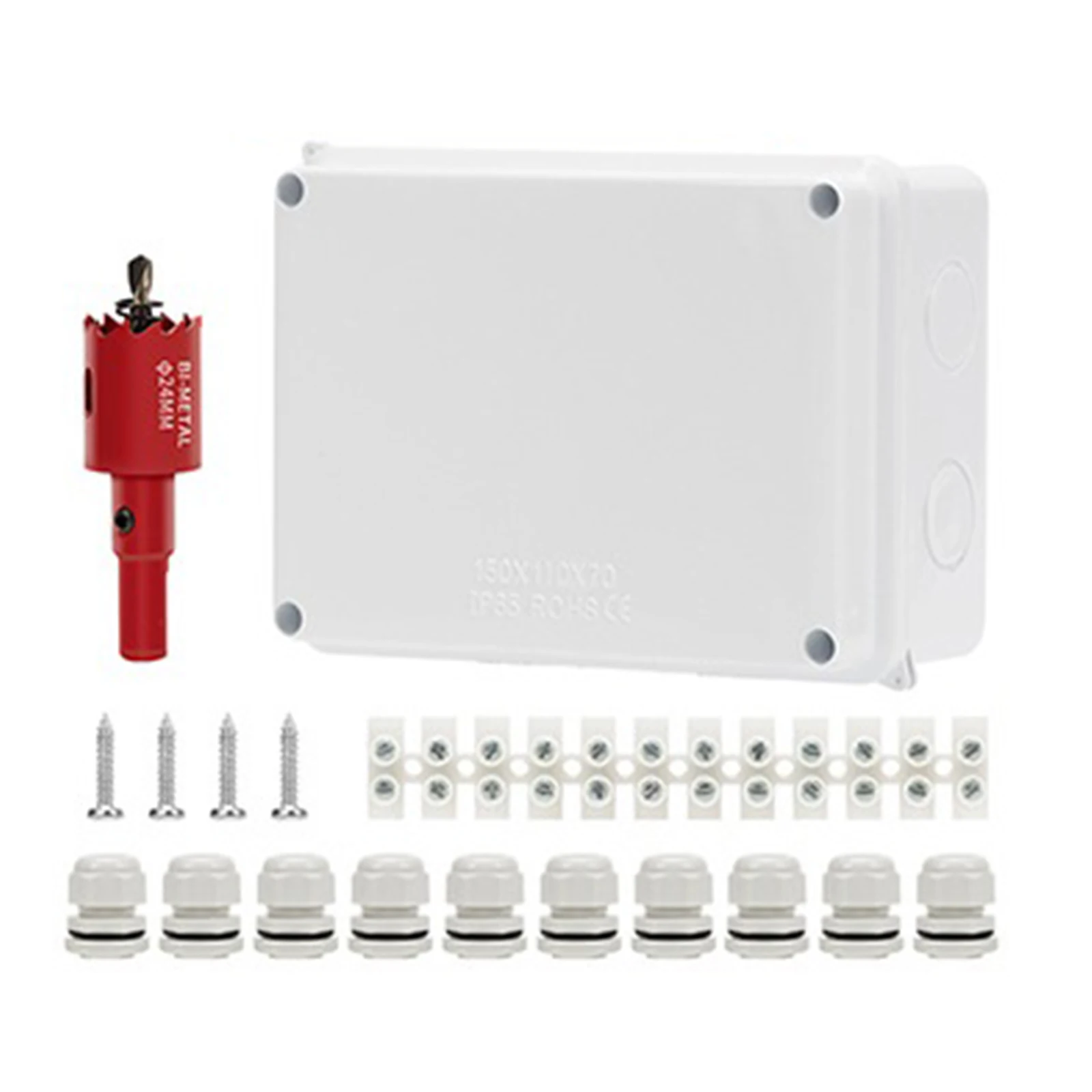 IP65 Waterproof Junction Box Outdoor Reserved Hole Waterproof Box ABS Waterproof Junction Box For Outdoor Tool Accessories
IP65 Waterproof Junction Box Outdoor Reserved Hole Waterproof Box ABS Waterproof Junction Box For Outdoor Tool Accessories