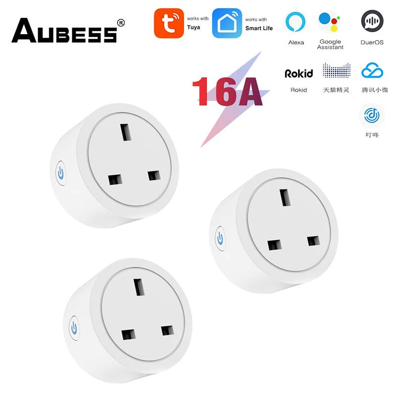16A Smart UK Plug Wifi Smart Socket Energy Monitor Timing Function Smart Life APP Remote Control Works With Alexa Google Home
16A Smart UK Plug Wifi Smart Socket Energy Monitor Timing Function Smart Life APP Remote Control Works With Alexa Google Home