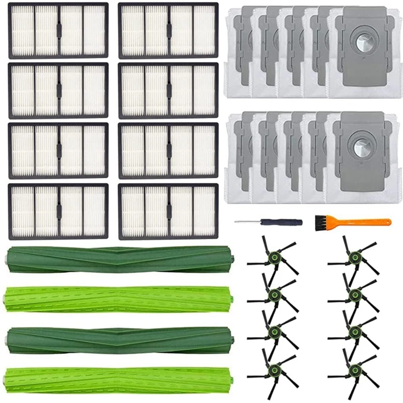 Replacement Roller Brushes Side Brushes Filters Dust Bags Compatible For Irobot Roomba S9 Vacuum Cleaner Accessories
Replacement Roller Brushes Side Brushes Filters Dust Bags Compatible For Irobot Roomba S9 Vacuum Cleaner Accessories