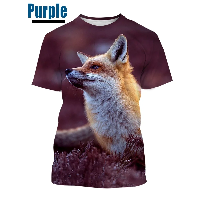 Summer Women/Men's Funny Lovely Animal Fox Casual Short Sleeve Shirt T Shirts New Fashion Animal 3D Print XS~5XL
Summer Women/Men's Funny Lovely Animal Fox Casual Short Sleeve Shirt T Shirts New Fashion Animal 3D Print XS~5XL