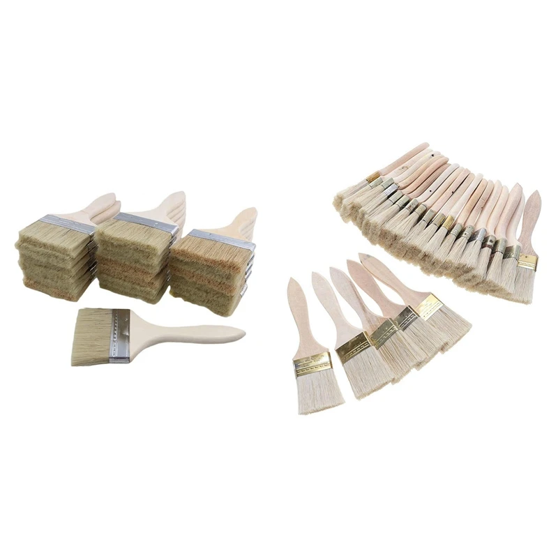 18 Pack Of 4 Inch (89Mm) Paint Brushes And Chip Paint Brushes & 24 Pack Of 2 Inch (48Mm)
18 Pack Of 4 Inch (89Mm) Paint Brushes And Chip Paint Brushes & 24 Pack Of 2 Inch (48Mm)