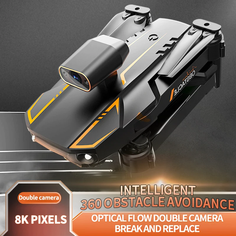 Drone 4K HD Camera 360° Obstacle Avoidance Intelligent Fllow Air Pressure Fixed Height Professional Foldable Quadcopter Toys
Drone 4K HD Camera 360° Obstacle Avoidance Intelligent Fllow Air Pressure Fixed Height Professional Foldable Quadcopter Toys