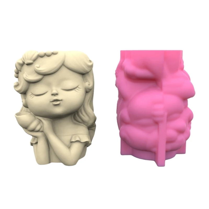 Flower Pot Silicone Mold Concrete Cement Conch Girl Vase Mould Plaster Molds Candle Holder Epoxy Mold Drop shipping
Flower Pot Silicone Mold Concrete Cement Conch Girl Vase Mould Plaster Molds Candle Holder Epoxy Mold Drop shipping