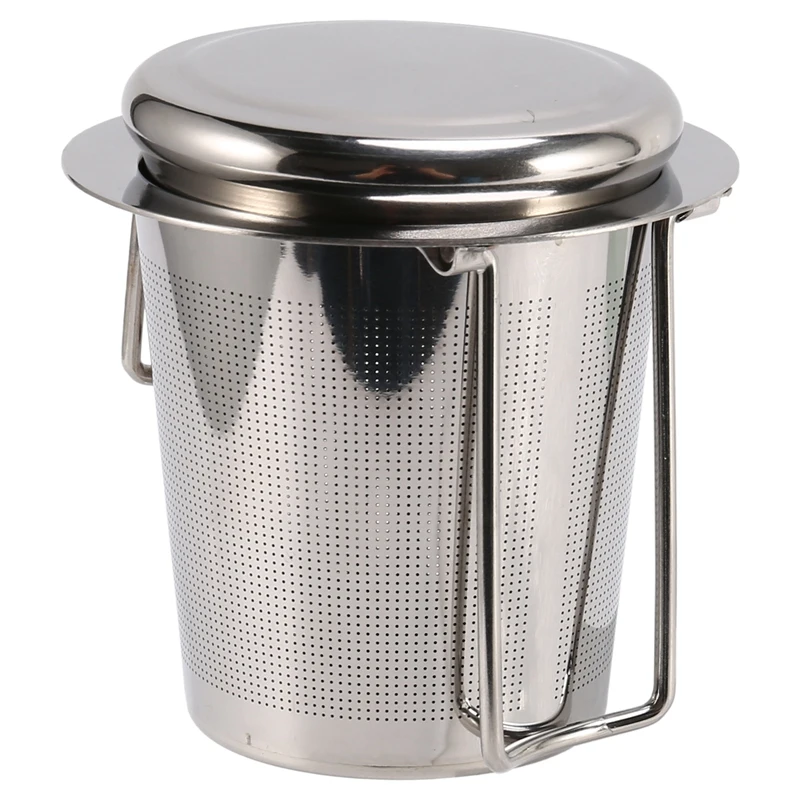 Tea Diffuser Suitable For Loose Tea Stainless Steel Teapot Large Capacity Perfect Size Double Handle Tea Strainer
Tea Diffuser Suitable For Loose Tea Stainless Steel Teapot Large Capacity Perfect Size Double Handle Tea Strainer