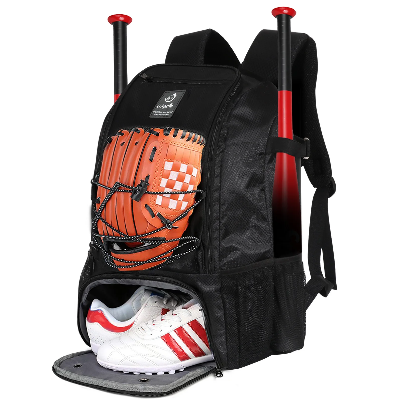 Denuoniss 29LBaseball&Softball Bag,Backpack Bag for Youth Boys and Adult with Fence Hook Hold 2 Tee Ball Bats Batting Glove Gear
Denuoniss 29LBaseball&Softball Bag,Backpack Bag for Youth Boys and Adult with Fence Hook Hold 2 Tee Ball Bats Batting Glove Gear