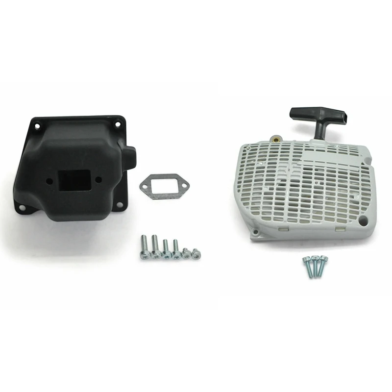 1 шт. для Stihl Ms660 Ms650 066 Pull Starter Assy Rewind Starter Recoil & 1 шт. Глушитель выхлопная прокладка комплект винтов
1 шт. для Stihl Ms660 Ms650 066 Pull Starter Assy Rewind Starter Recoil & 1 шт. Глушитель выхлопная прокладка комплект винтов