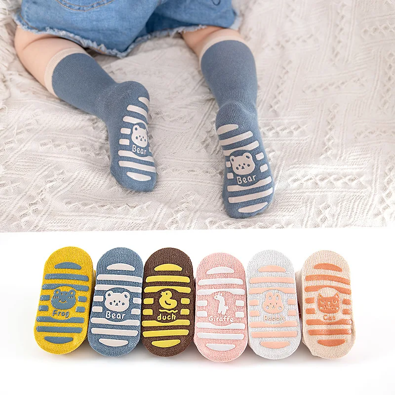 0-3 Years Newborn Baby Socks Cartoon Animal Silicone Anti-slip Children Socks Soft Cotton Autumn Winter Boys Girls Toddler Socks
0-3 Years Newborn Baby Socks Cartoon Animal Silicone Anti-slip Children Socks Soft Cotton Autumn Winter Boys Girls Toddler Socks