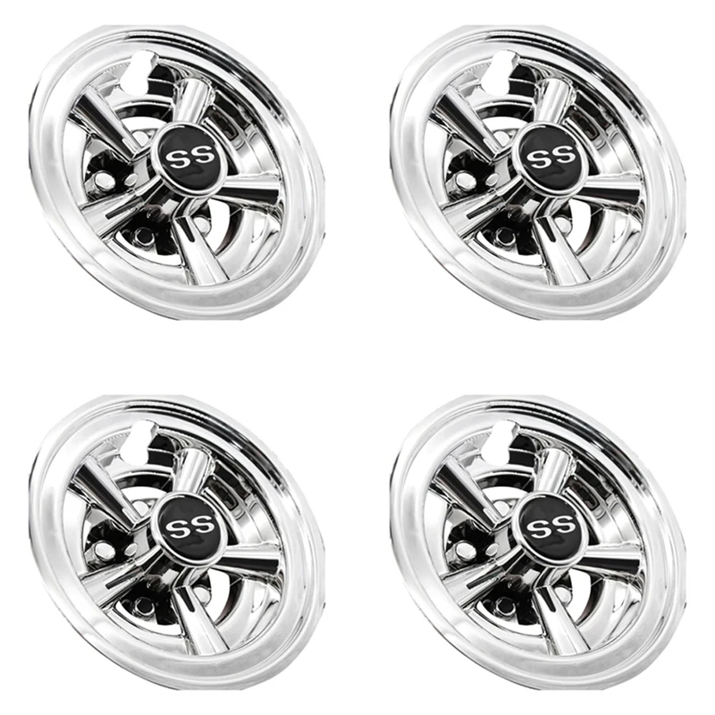 4Pcs 8Inch SS Golf Cart Wheel Covers, 5 Spoke Design Hub Cap For Golf Carts For Club Car, EZGO, Yamaha
4Pcs 8Inch SS Golf Cart Wheel Covers, 5 Spoke Design Hub Cap For Golf Carts For Club Car, EZGO, Yamaha