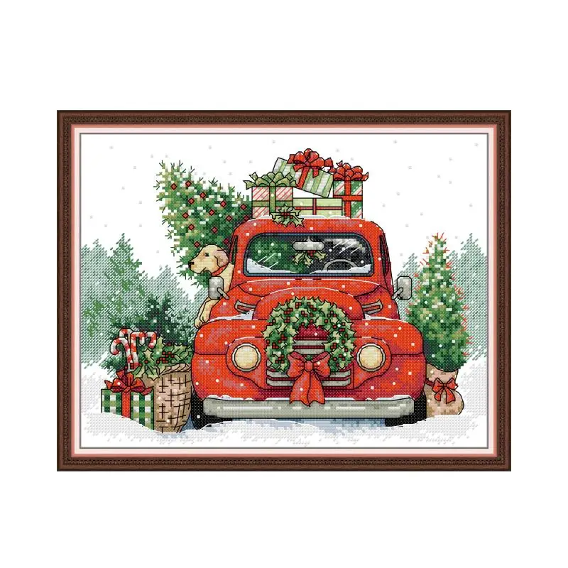 Holiday shopping cross stitch kit 14ct 11ct count print canvas sew cross-stitching embroidery DIY handmade needlework
Holiday shopping cross stitch kit 14ct 11ct count print canvas sew cross-stitching embroidery DIY handmade needlework
