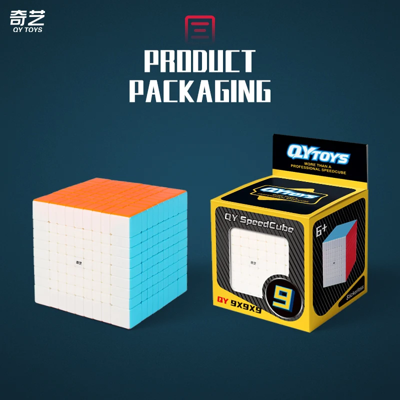 QiYi 9x9x9 Magic Cube Professional 9x9 Speed Cubes Children Puzzle Fidget Toys for Boys Kids packing Cubo Magico
QiYi 9x9x9 Magic Cube Professional 9x9 Speed Cubes Children Puzzle Fidget Toys for Boys Kids packing Cubo Magico