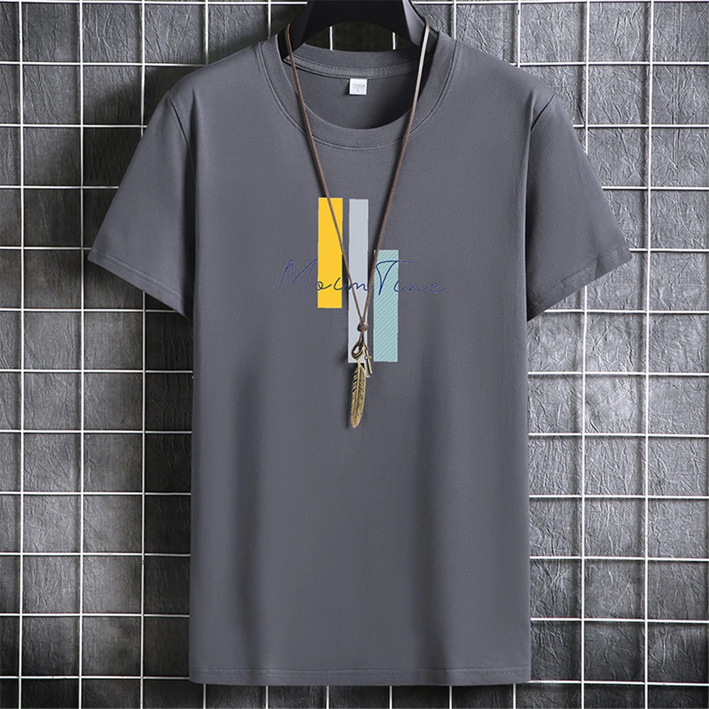 Summer Mens T Shirts Short Sleeve Casual 2022 Top Tees Fashion Clothes High Quality Printed Cotton TShirts for Men Clothing
Summer Mens T Shirts Short Sleeve Casual 2022 Top Tees Fashion Clothes High Quality Printed Cotton TShirts for Men Clothing