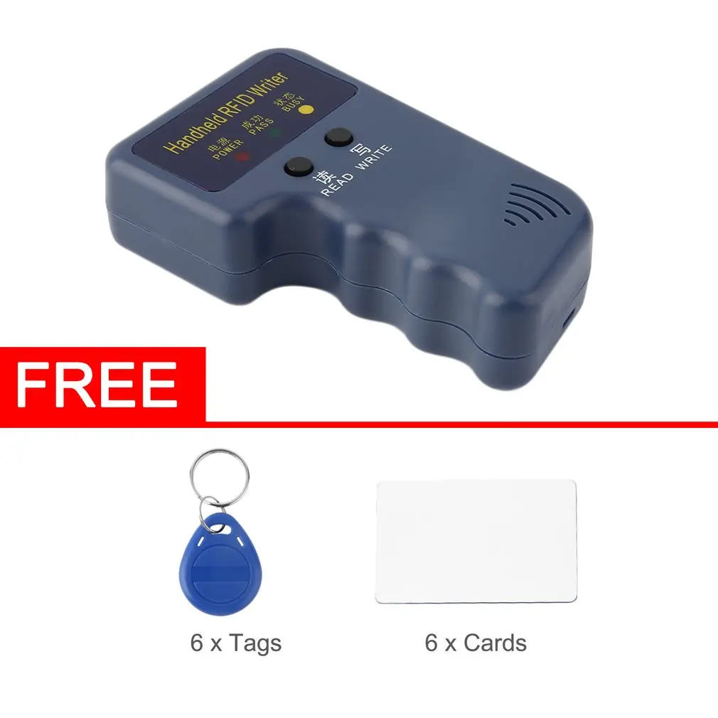

Дубликатор RFID-ключей с Перезаписываемыми картами и ключами, 125 кГц