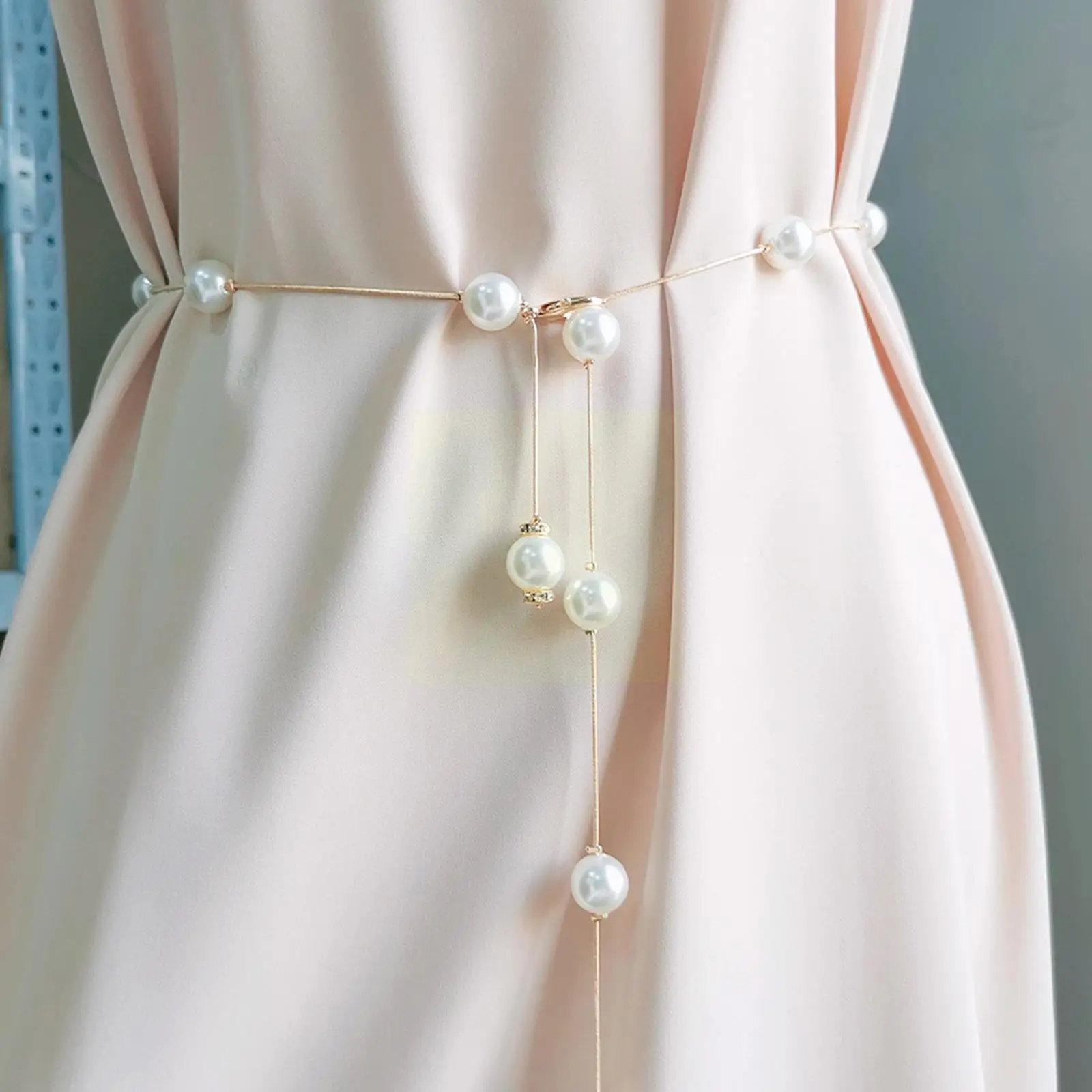 Elegant Pearl Women's Belt Simple Adjustable Metal Thin Chain Belt For Ladies Dress Skinny Waistband New Decorative Jewelry X6A7
Elegant Pearl Women's Belt Simple Adjustable Metal Thin Chain Belt For Ladies Dress Skinny Waistband New Decorative Jewelry X6A7