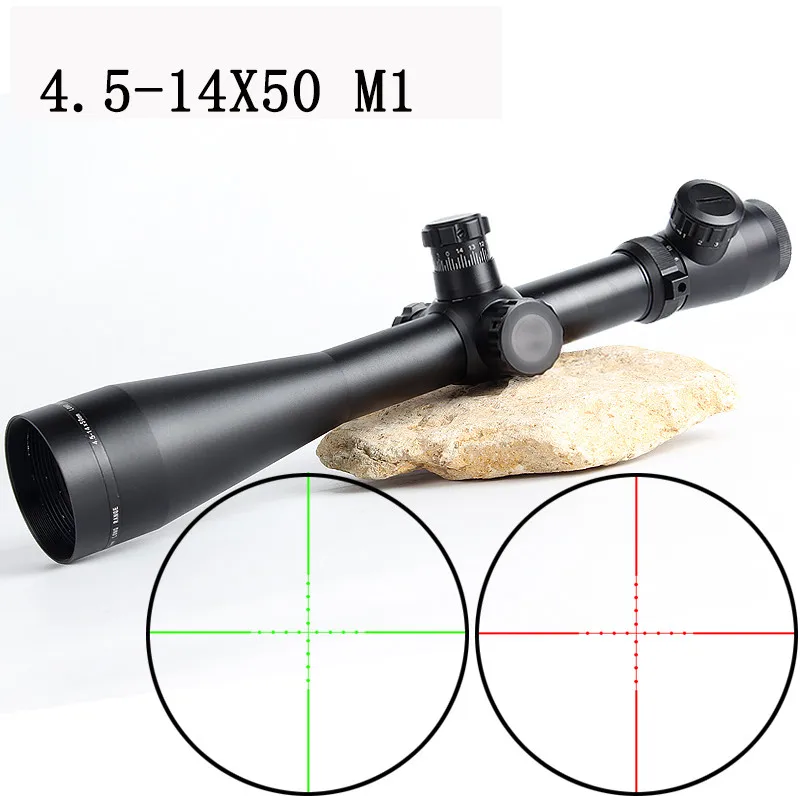 M1 4.5-14X50 SFIR Long Range Tactical Riflescope Airsoft Scope for Hunting Optical Rifle Gun Sight Red Green Illumination
M1 4.5-14X50 SFIR Long Range Tactical Riflescope Airsoft Scope for Hunting Optical Rifle Gun Sight Red Green Illumination