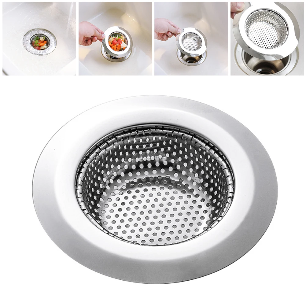 Kitchen Drain Plug 11.5cm Stainless Steel Kitchen Bathroom Sink Strainer Waste Plug Filter Drain Stopper
Kitchen Drain Plug 11.5cm Stainless Steel Kitchen Bathroom Sink Strainer Waste Plug Filter Drain Stopper