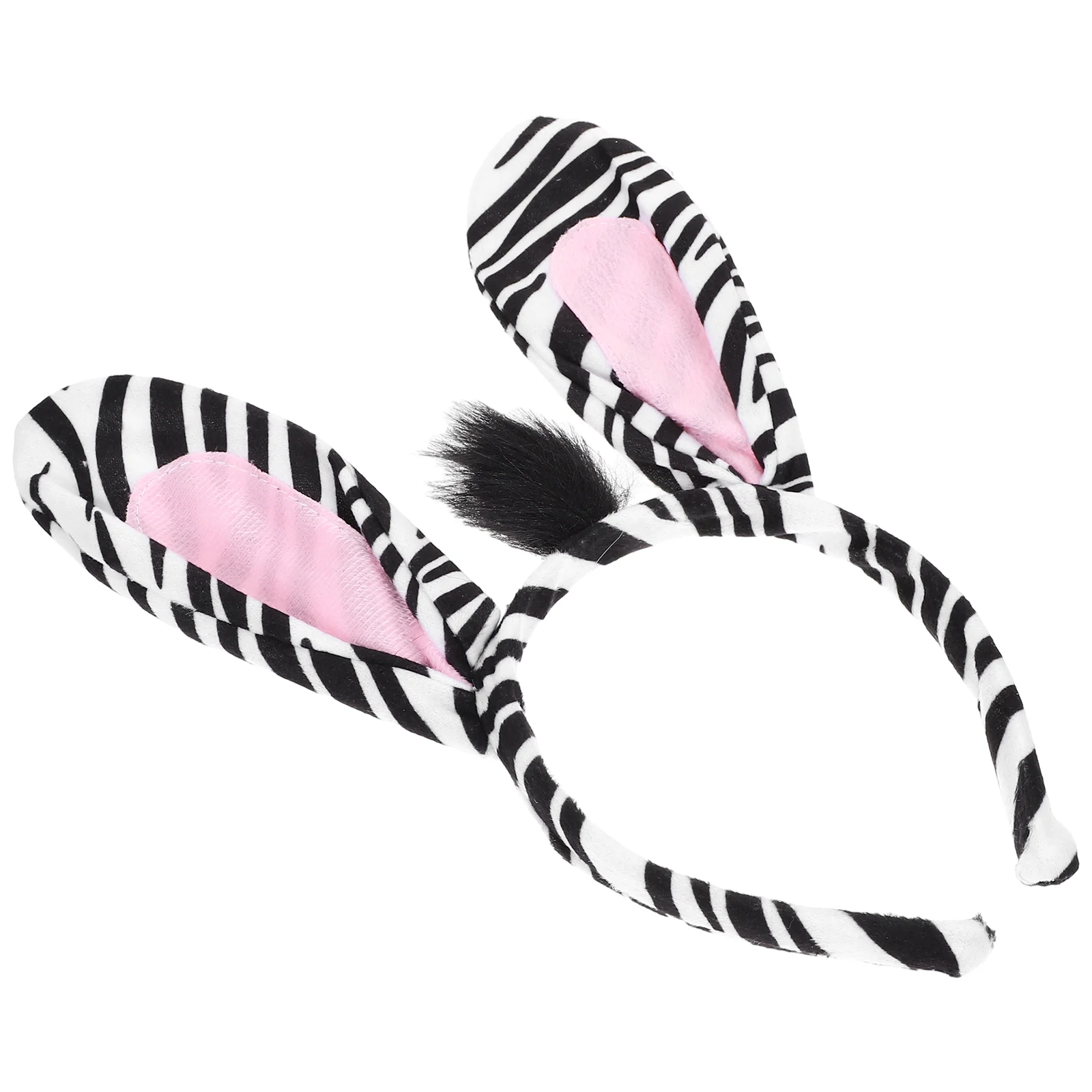 

Animal Hair Cosplay Party Supplies Lovely Zebra Ear Design Headband Accessory Hairwear Performance Masquerade Party Favors