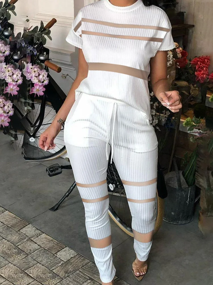 Summer Women Holiday Suits Loungewear Pencil Pants Short Sleeve Ladies Matching Set Sportswear Printing O-Neck Simple Streetwear
Summer Women Holiday Suits Loungewear Pencil Pants Short Sleeve Ladies Matching Set Sportswear Printing O-Neck Simple Streetwear