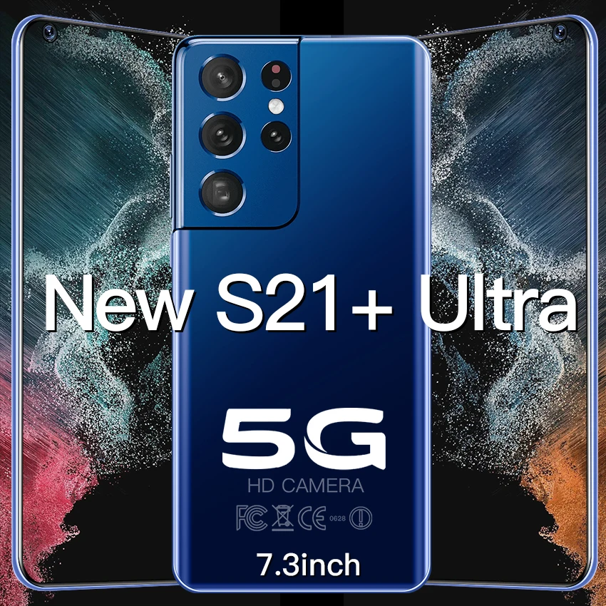 2022 S21+ Ultra Global Version 7.3 Inch Smartphone 16GB 512GB 6800mAh 48MP 5G Network Unlock Mobile Phones Celulares Telefone
2022 S21+ Ultra Global Version 7.3 Inch Smartphone 16GB 512GB 6800mAh 48MP 5G Network Unlock Mobile Phones Celulares Telefone