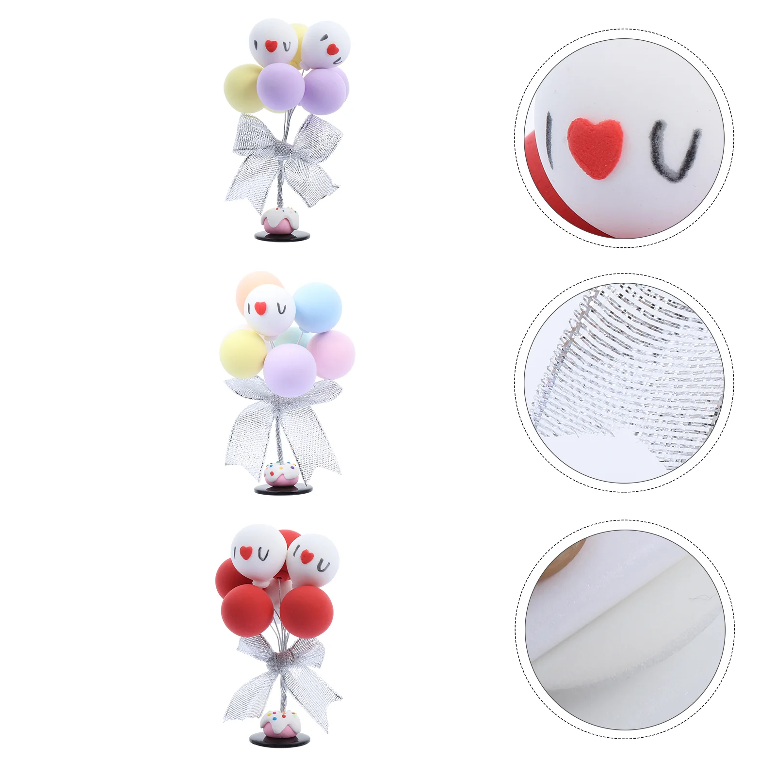 3pcs Creative Balloon Ornaments Wedding Ornaments Desktop Decors for Wedding Party
3pcs Creative Balloon Ornaments Wedding Ornaments Desktop Decors for Wedding Party