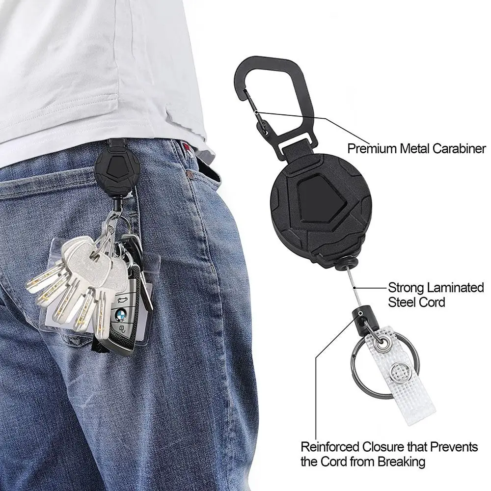 Retractable Return Camping Cycling Anti-theft Wire Rope Keychain Key Holder Buckle Telescopic Key Rope
Retractable Return Camping Cycling Anti-theft Wire Rope Keychain Key Holder Buckle Telescopic Key Rope